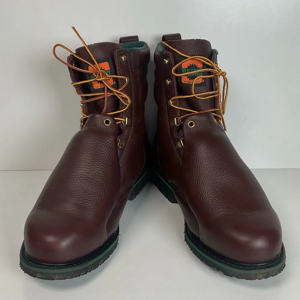 Vintage Wolverine Hy-Test Metatarsal Guard Boots 12 D Steel Toe USA Made - Picture 2 of 15